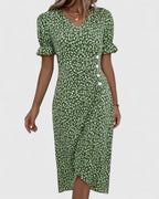 Women's Relaxed Midi Dress – Lightweight Flowy Day Dress