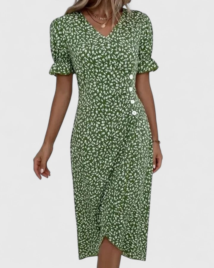 Women's Relaxed Midi Dress – Lightweight Flowy Day Dress