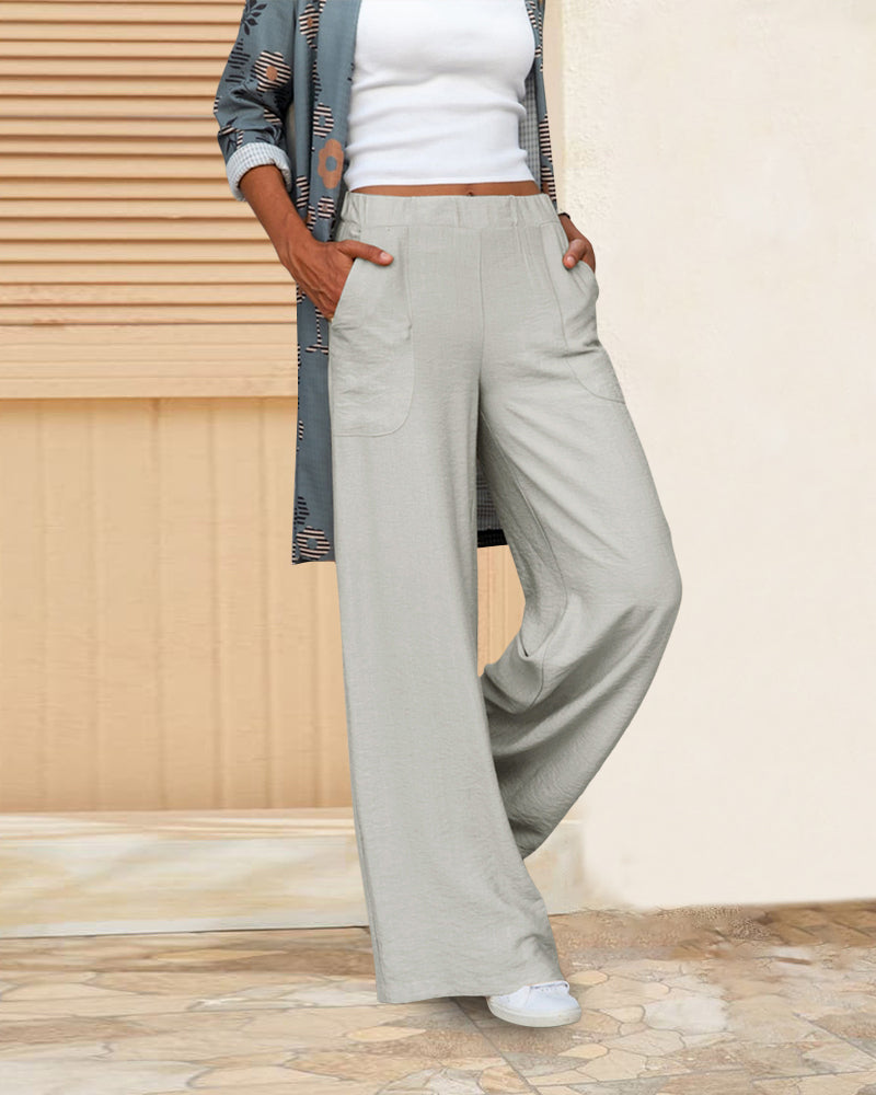 Women's High Rise Slim Fit Pants – Fitted Tailored Dress Trousers