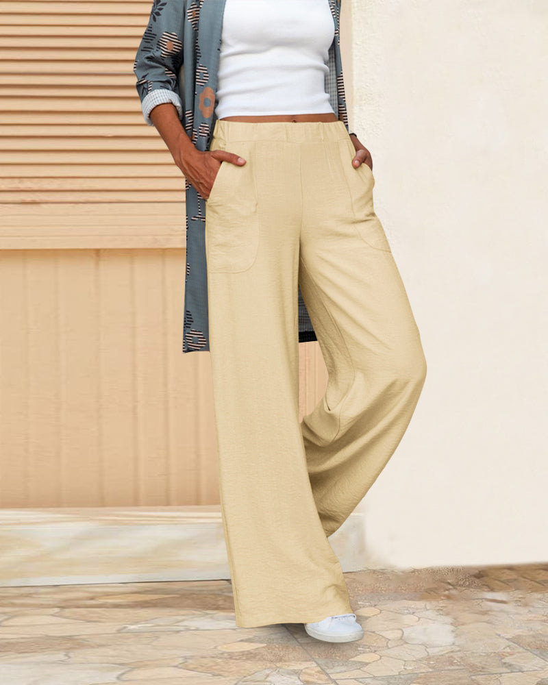 Women's High Rise Slim Fit Pants – Fitted Tailored Dress Trousers