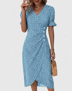Women's Relaxed Midi Dress – Lightweight Flowy Day Dress