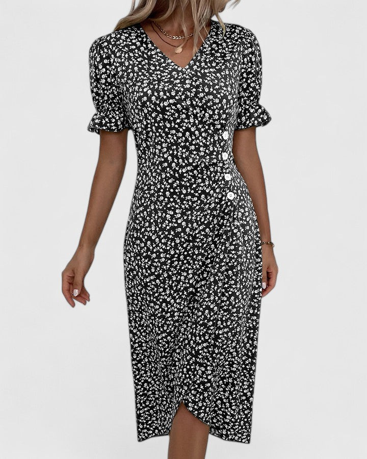 Women's Relaxed Midi Dress – Lightweight Flowy Day Dress