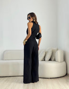 Alanah | Halter Neck Formal Jumpsuit