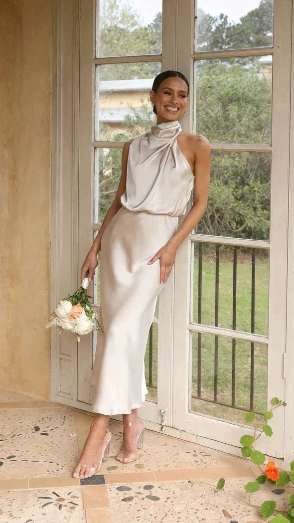 Women's Fitted Evening Cocktail Dress – Formal Day-to-Night Occasion Dress