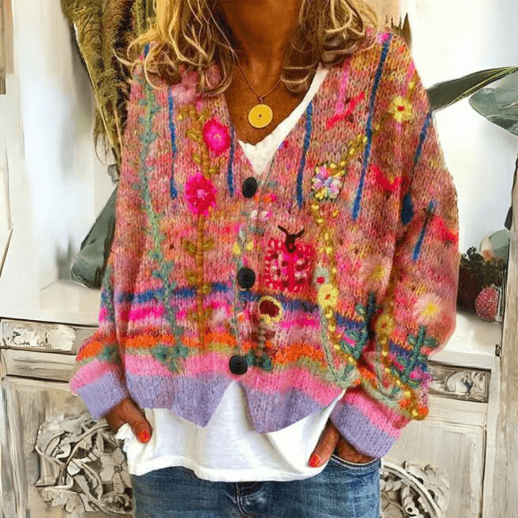 Women's Relaxed Long Sleeve Cardigan – Everyday Knit Cardigan
