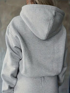 Women's Graphic Hoodie Tracksuit – Wide Leg Lounge Set