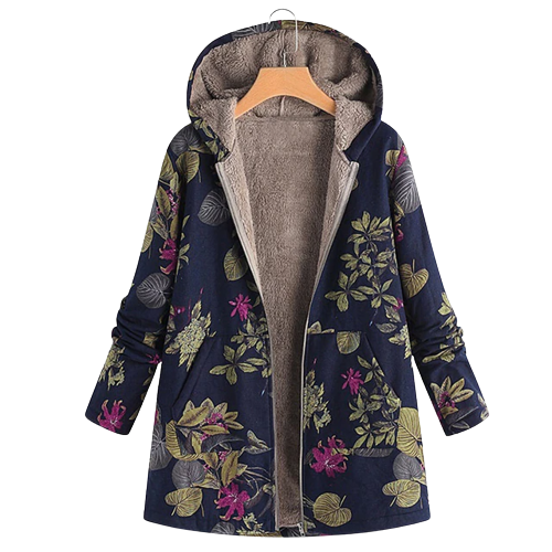 Women's Cold Weather Coat – Relaxed Pocket Winter Outerwear