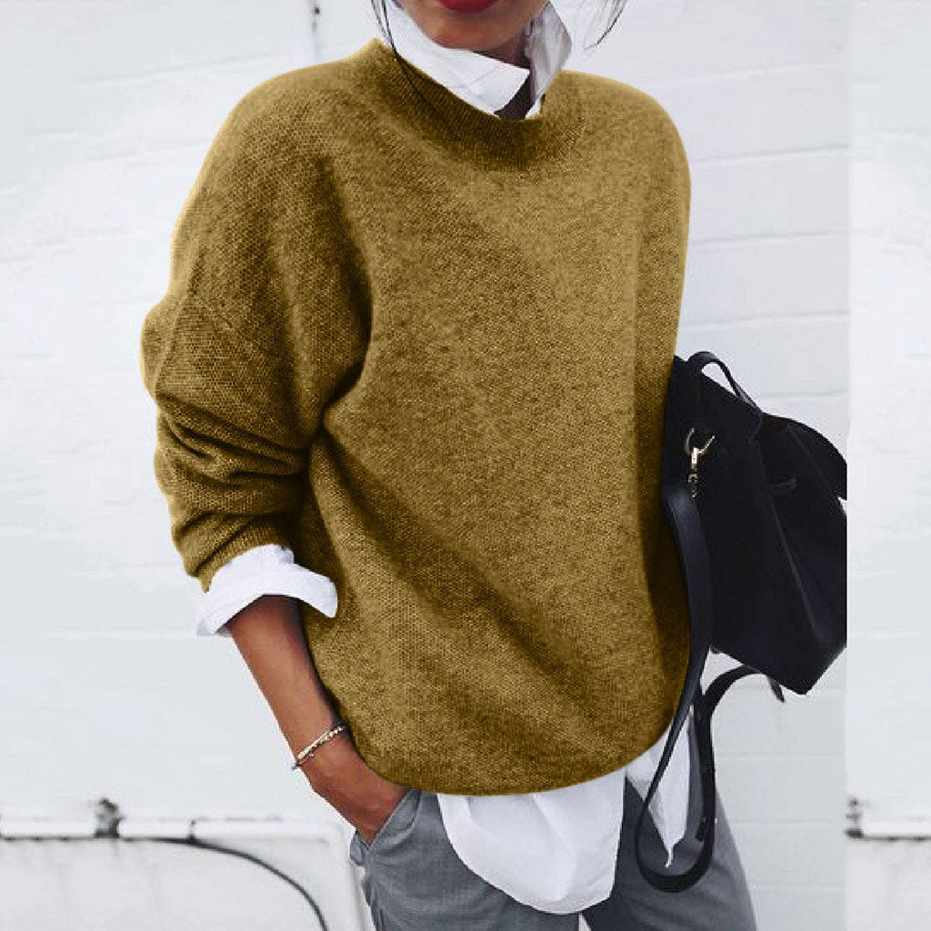 Women's Fine Knit Sweater – Office Knit Pullover