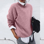 Women's Soft Knit Pullover – Relaxed Everyday Sweater