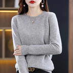 Women's Everyday Crew Neck Sweater – Soft Long Sleeve Knit Pullover