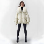 Women's Faux Fur Puffer Jacket – Longline Winter Coat