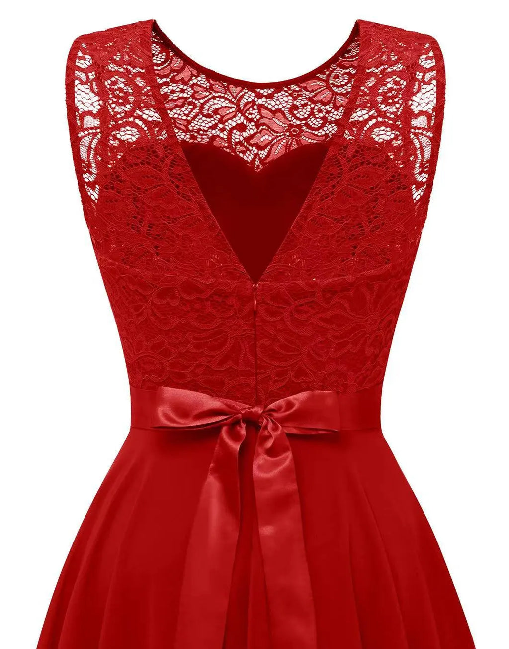 Women's Wedding Guest High-Low Dress – Flowy Asymmetrical Occasion Dress