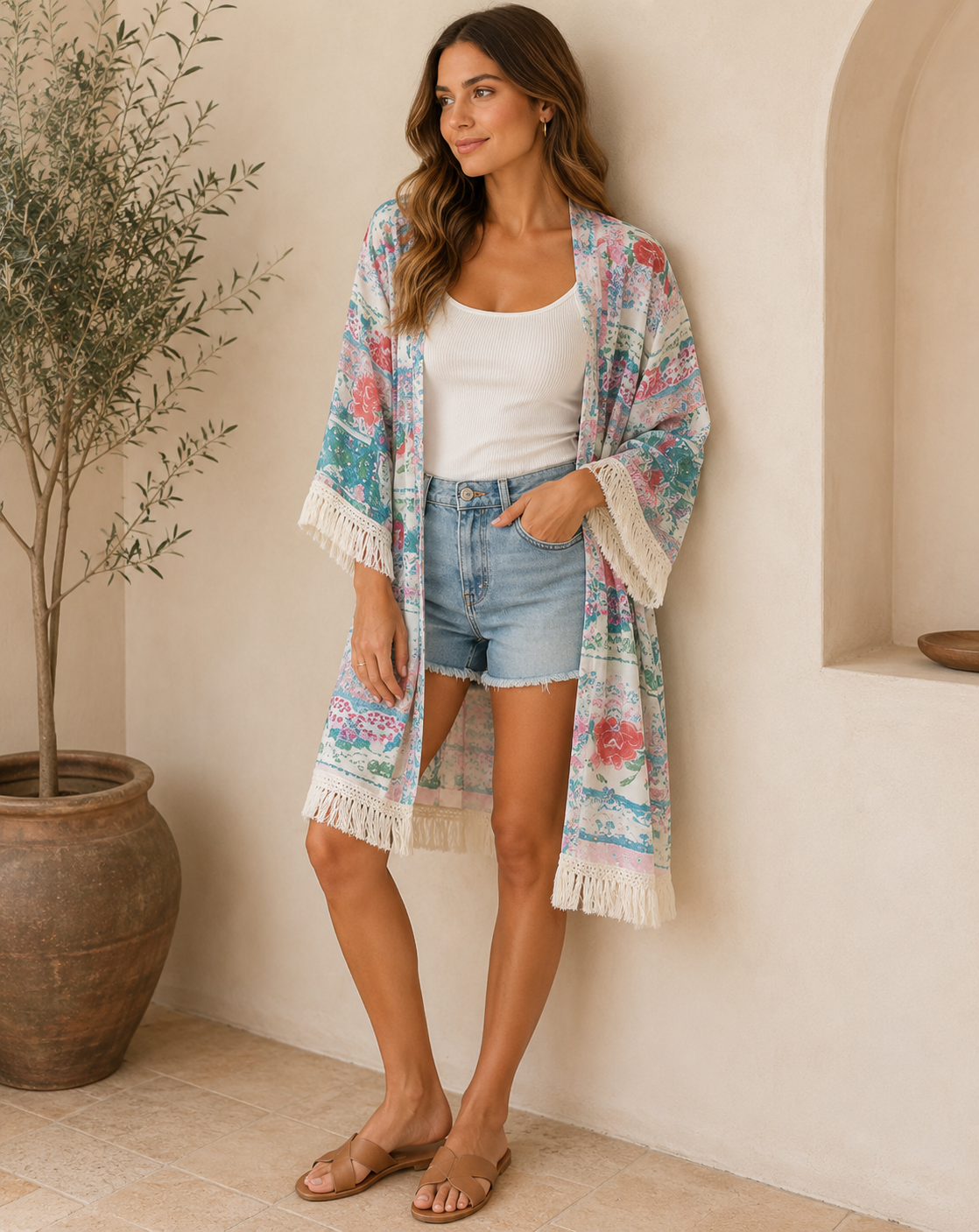 Women's Relaxed Layering Cardigan – Classic Long Sleeve Cardigan