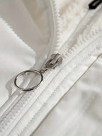 Women's Fleece Lined Winter Jacket – Hooded Zip Coat