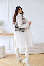 Women's Long Double-Breasted Overcoat – Classic Winter Coat