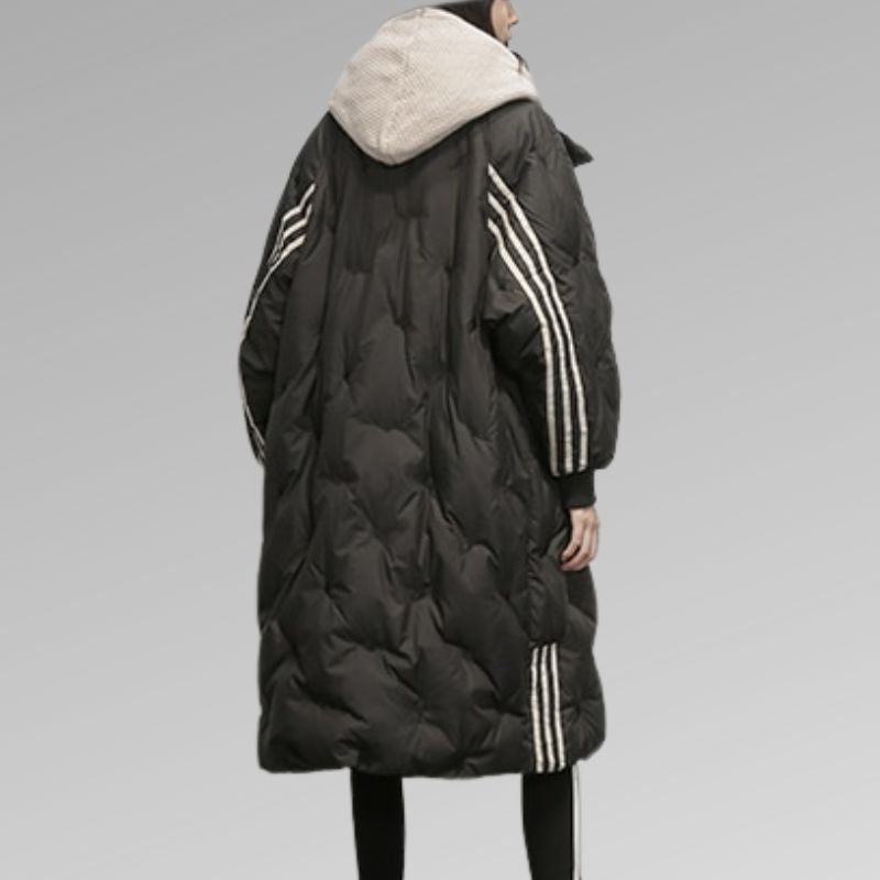 Women's Long Puffer Jacket – Quilted Winter Coat