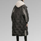 Women's Long Puffer Jacket – Quilted Winter Coat