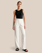 Women's Flowy Wide Leg Dress Pants – High Waist Tailored Trousers
