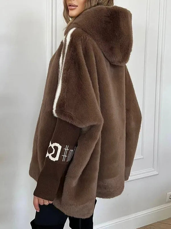 Women's Hooded Winter Coat – Padded Longline Cold Weather Overcoat