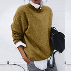 Women's Crew Neck Jumper – Fine Knit Sweater
