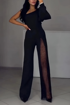 Women's Wide Leg Jumpsuit – Flowy Formal Occasion Jumpsuit