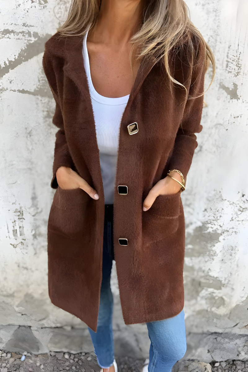Women's Thick Autumn Coat – Tailored Cold Weather Overcoat