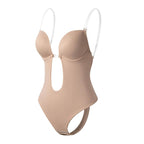 Women's Seamless Low Back Bodysuit – Smoothing Contour Shaping Bodysuit