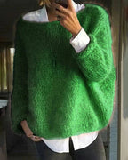 Women's Rib Knit Sweater – Crew Neck Everyday Sweater