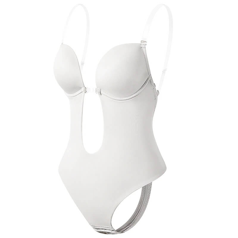 Women's Contour Support Bodysuit – Low Back Shaping Fitted Bodysuit