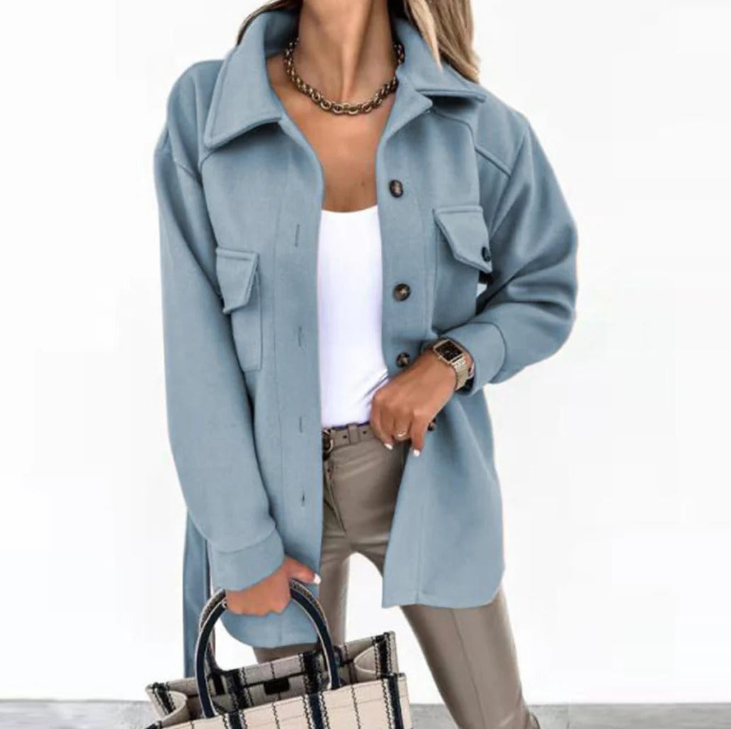 Women's Lightweight Summer Jacket – Relaxed Casual Outerwear