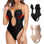 Women's Contour Support Bodysuit – Low Back Shaping Fitted Bodysuit