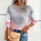 Women's Oversized Casual Sweater – Relaxed Everyday Knit Sweater