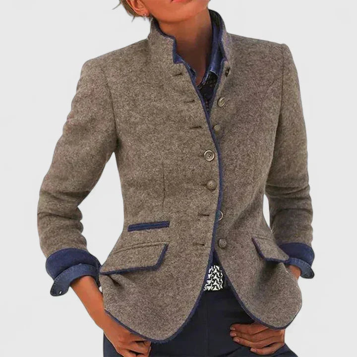 Women's Classic Tailored Cardigan – Button Front Long Sleeve Cardigan