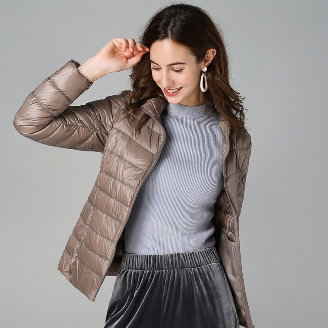 Women's Packable Down Jacket – Ultra-Light Puffer Jacket