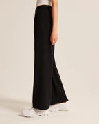 Women's Fitted Flared Pants – High Rise Flare Leg Dress Trousers