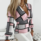 Women's Bow Puff Sleeve Blouse – Feminine Bow Detail Blouse