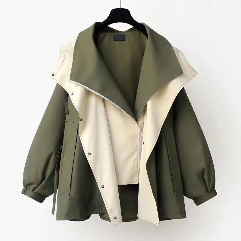 Women's Hooded Longline Jacket – Lightweight Transitional Coat