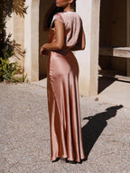 Alanah | Deep V-Neck Mermaid Gown
