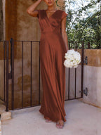 Alanah | Deep V-Neck Mermaid Gown