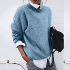 Women's Crew Neck Jumper – Fine Knit Sweater