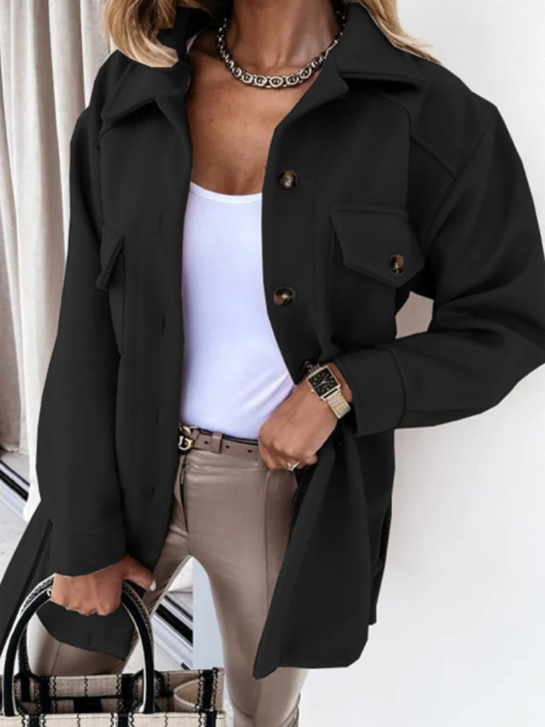 Women's Lightweight Summer Jacket – Relaxed Casual Outerwear