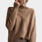 Women's Classic Turtleneck Sweater – High Neck Winter Knit Pullover