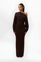 Women's One Shoulder Formal Jumpsuit – Asymmetrical Evening Party Jumpsuit