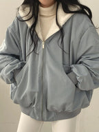 Women's Reversible Winter Jacket – Oversized Hooded Jacket
