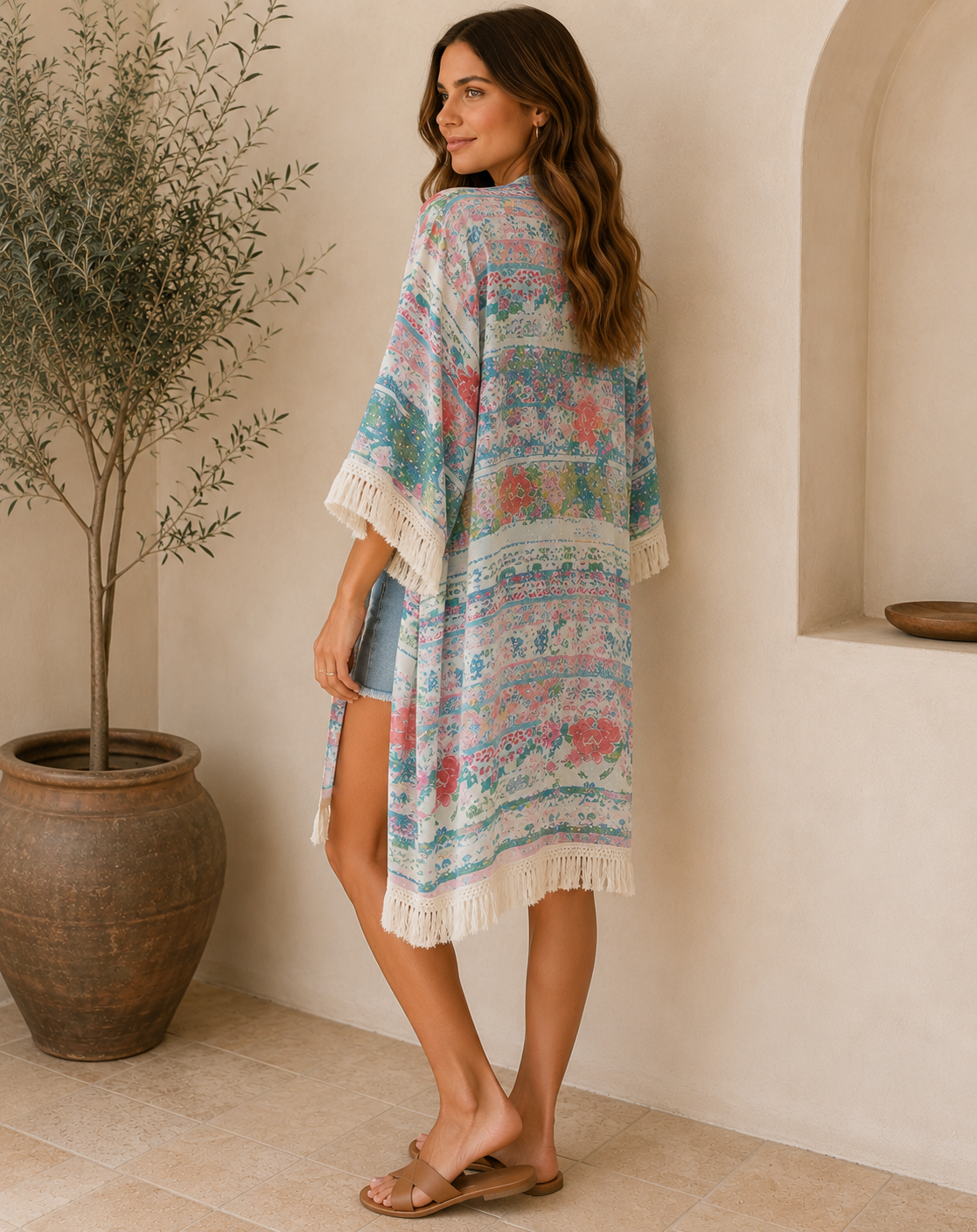 Women's Relaxed Layering Cardigan – Classic Long Sleeve Cardigan