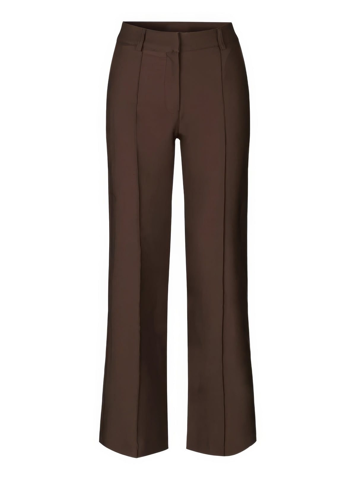 Women's High Waisted Office Trousers – Tailored Straight Leg Dress Pants