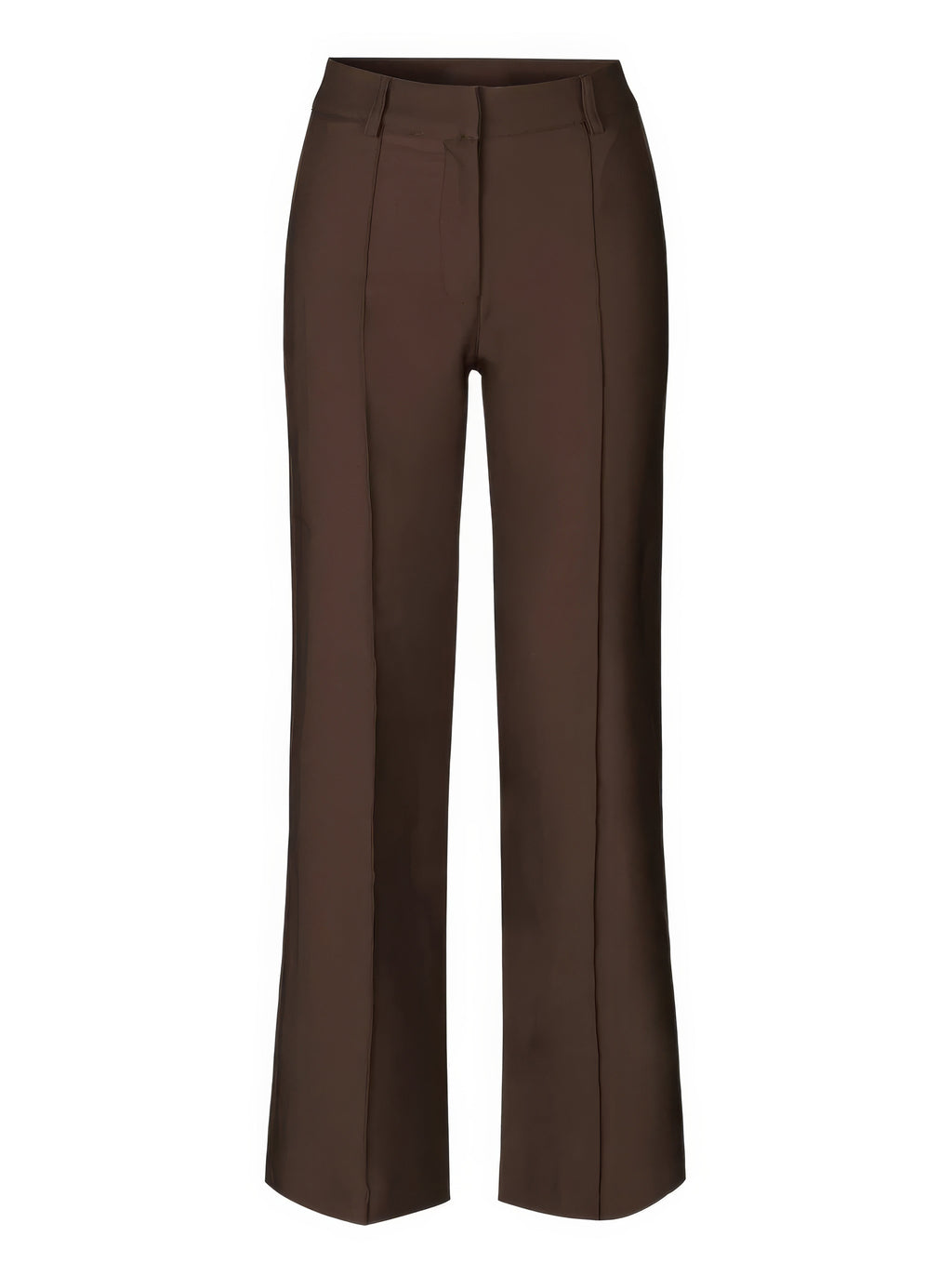 Women's Classic Straight Leg Trousers – High Waist Tailored Pants
