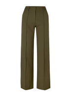 Women's Wrinkle Resistant Lightweight Trousers – Relaxed Wide Leg Pants
