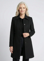 Alanah | Classic Button Coat with long sleeve and button closure