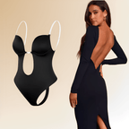 Women's Backless Shaping Bodysuit – Seamless Low Back Smoothing Bodysuit